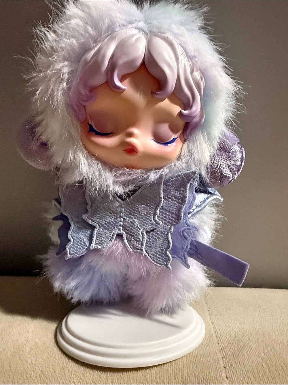 Pop Mart L'impressionnisme θSKULLPANDA Series Lightning Plush Doll